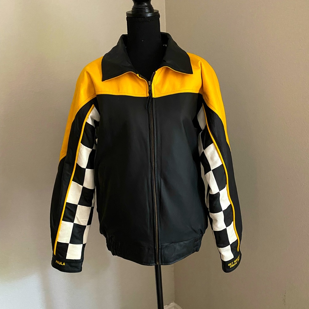 BURK’S BAY Vintage Genuine Leather Racer Themed